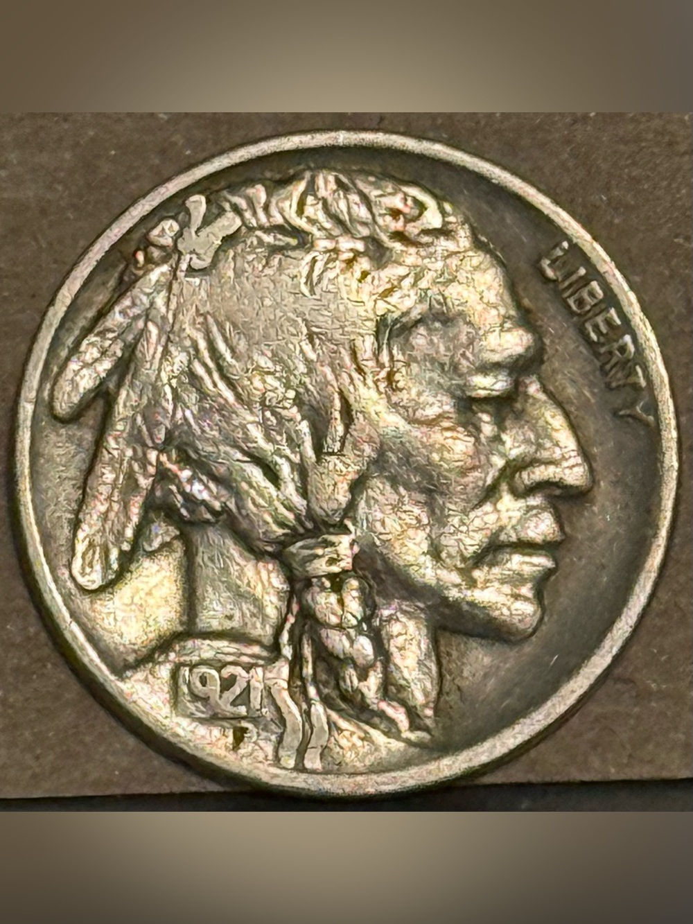 1921 Buffalo Nickel • Ungraded XF/AU (Extremely Fine/ About Uncirculated)